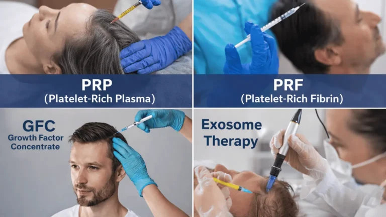 Advanced Hair Restoration with PRP GFC & Exosomes