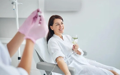 Hair Drip for PCOS Treatment