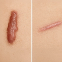 Hypertrophic and keloid acne scars