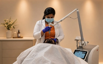 Pico laser glow treatment