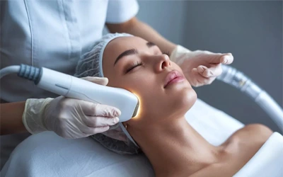Sideburns and cheeks laser hair removal